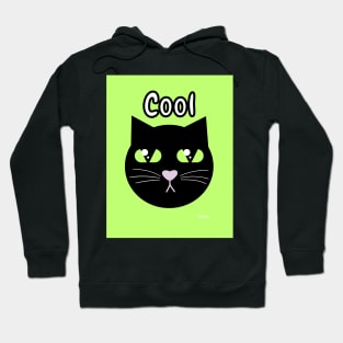 cool cat-black cat Hoodie